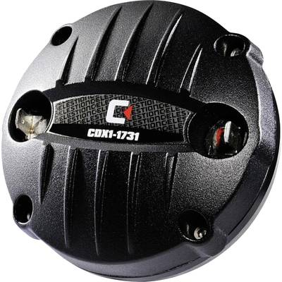 Altoparlante tweeter nero con scritta 'CDX1-1731', circondato da viti metalliche.