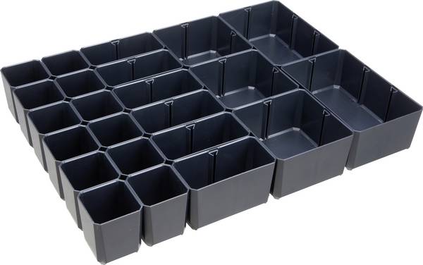 Sortimo H63 1000011030 Cestino appeso Plastica ABS (L x A x P) 418 x 63 x 314 mm