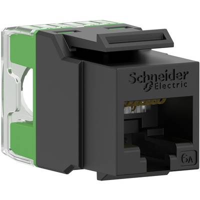 Actassi S-110 spina RJ45 Keystone non schermata Cat6A nero - confezione x 1 Presa VDIB1736XUBK Nero Schneider Electric C-0