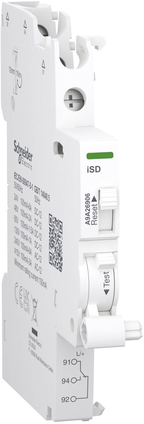Contatto ausiliario 4 mm² 1 scambio Schneider Electric A9A26906