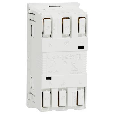 Schneider Electric NU306618 Presa doppia 1 pz. Bianco-1