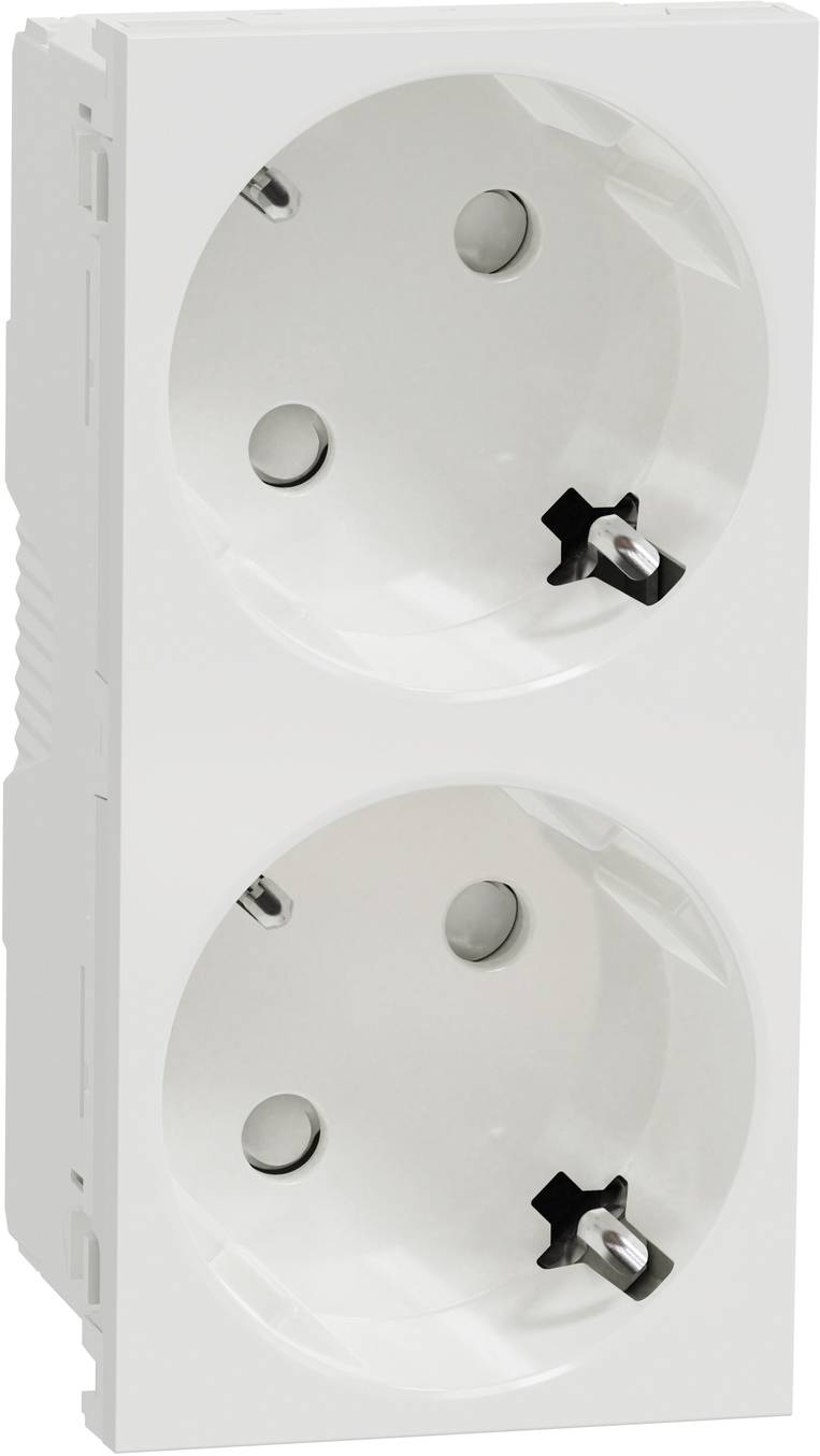 Schneider Electric NU306618 Presa doppia 1 pz. Bianco-3