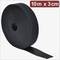 Rotolo con chiusura a velcro nero, misure 10m x 3cm.