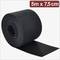 Nastro a strappo nero delle dimensioni '5m x 7,5cm', arrotolato, su sfondo bianco.