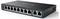 Switch di rete con otto porte Ethernet e due porte uplink etichettate 'Reolink' sulla parte superiore.