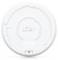 Un access point WLAN rotondo, bianco, con luce blu di UniFi, idoneo per l'espansione della rete wireless in ambienti interni.