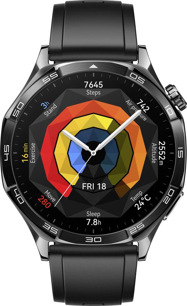 Huawei watch gt5 46mm 3,63 cm (1.43\) amoled digitale 466 x 466 pixel nero gps (satellitare)