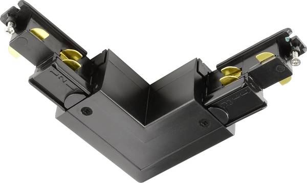Deko Light 710528 D Line DALI Componente per sistema su binario ad alta tensione  Connettore angolato   Nero grafite (RAL 9011)