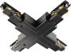 Deko Light 710536 D Line DALI Componente per sistema su binario ad alta tensione Connettore a X Nero grafite (RAL 9011)