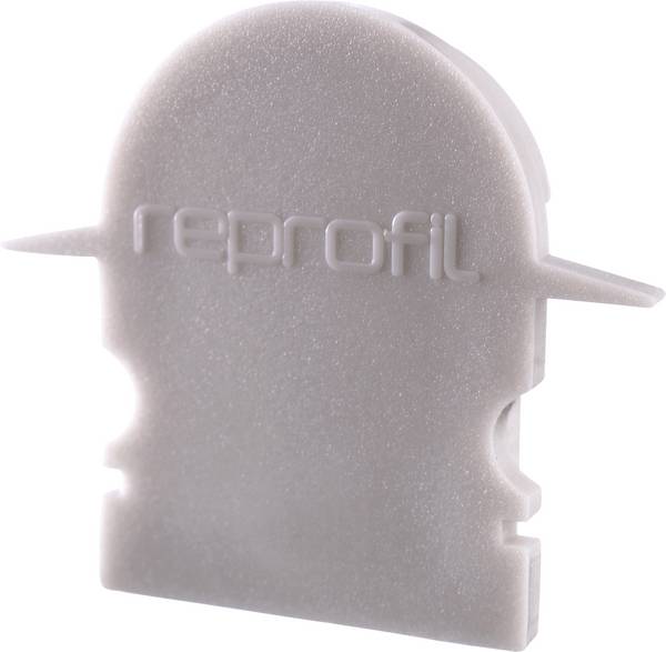 Deko Light 979571 Endkappe R-ET-02-12 Set 2 Stk, Grau Tappo per profilo Plastica (L x L x A) 27 x 6 x 23.5 mm 1 pz.