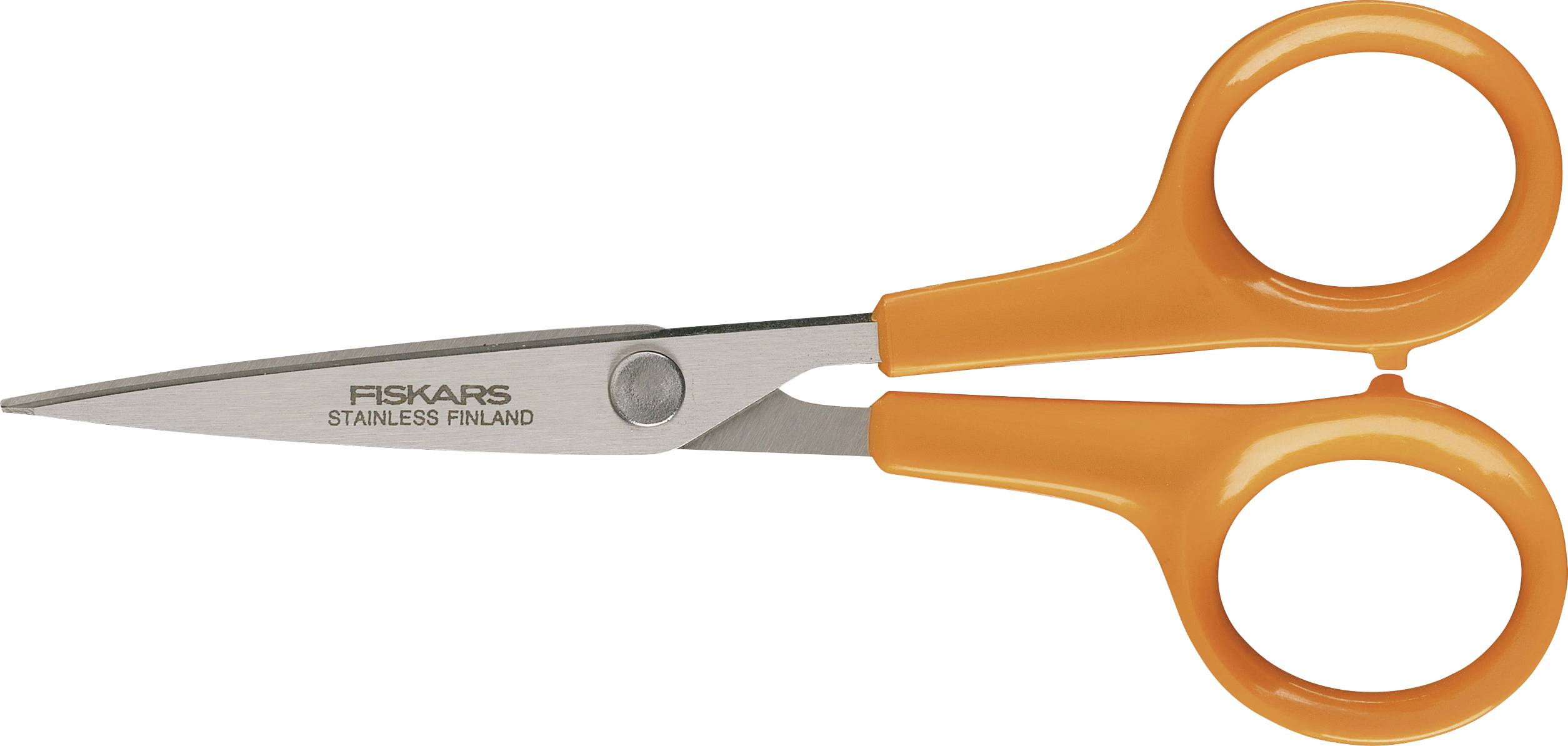FISKARS Handarbeitsschere Micro-Tip 9881, Länge: 130 mm für Rechts- und Linkshänder, symmetrisch, scharfe, feine - 1 Stü