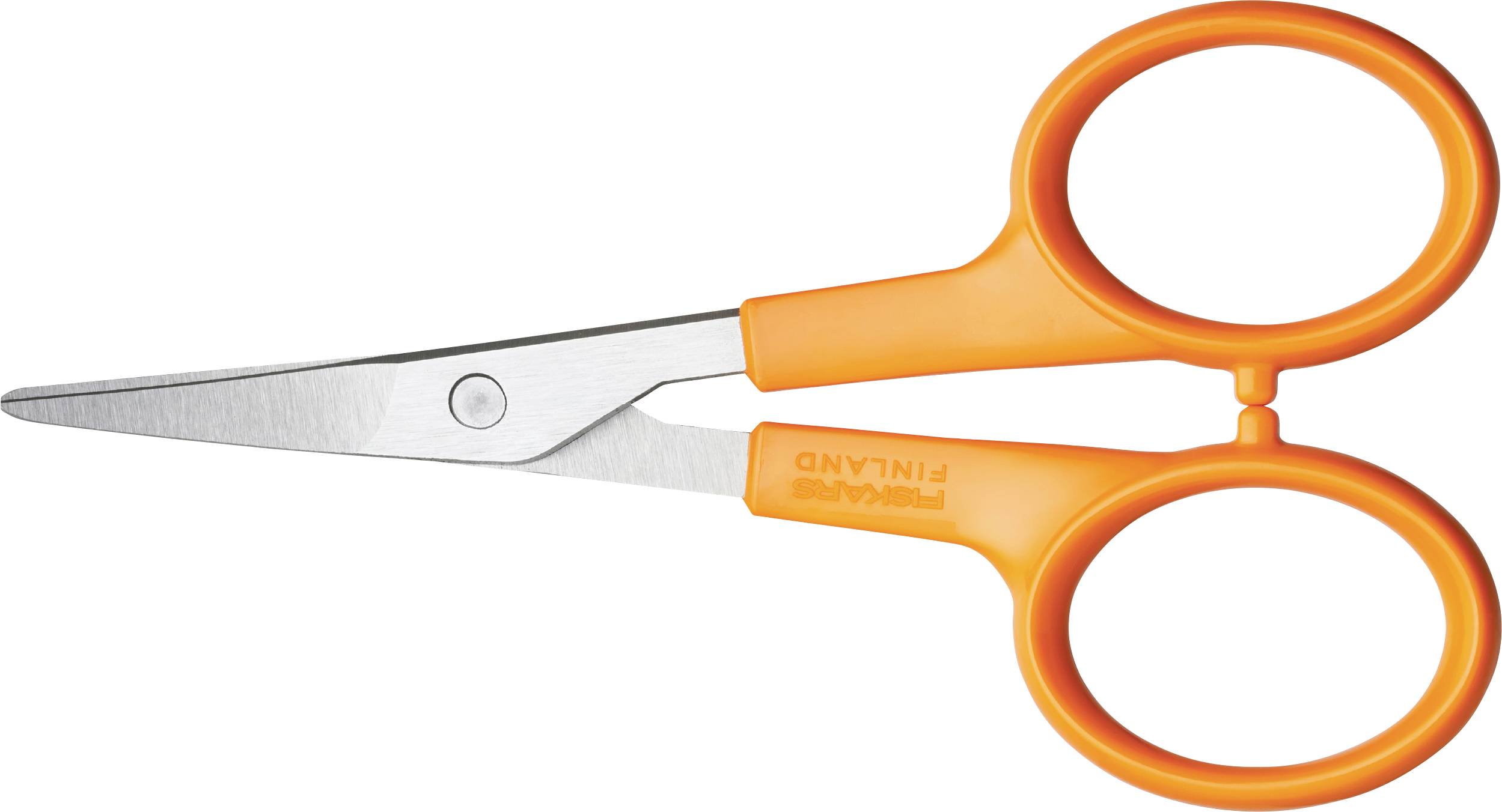 FISKARS Handarbeitsschere 9808 , Länge: 100 mm für Rechts- und Linkshänder, sehr feine und gebogene - 1 Stück (9808)