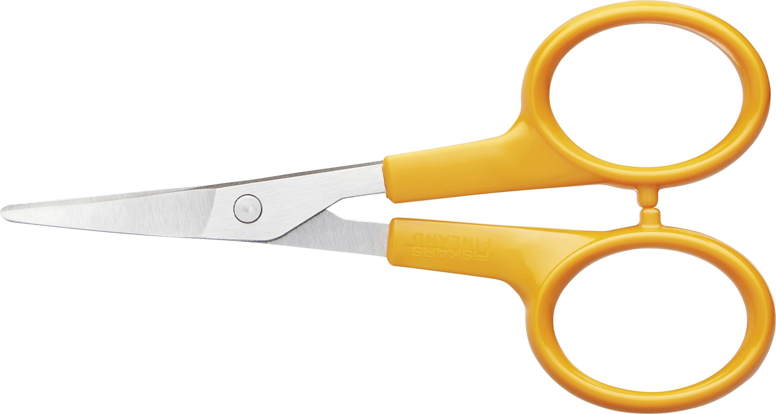 Fiskars 1000813 Forbici per unghie Mancini, Destrimani 100 mm Arancione