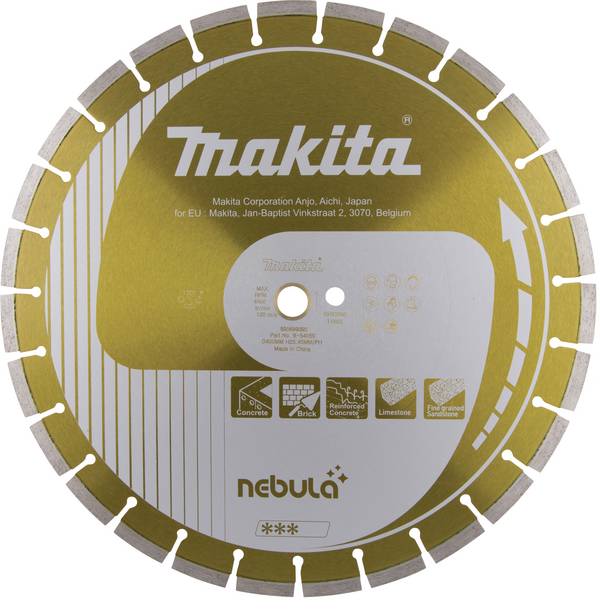 Makita B-54069 B-54069 Disco diamantato 400 mm 1 pz. Calcestruzzo, Pietra, Mattone sabbia-calce