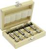 Makita D-47363 Kit punte Forstner 15 mm, 20 mm, 25 mm, 30 mm, 35 mm Lunghezza totale 90 mm Alberino cilindrico 1 pz.