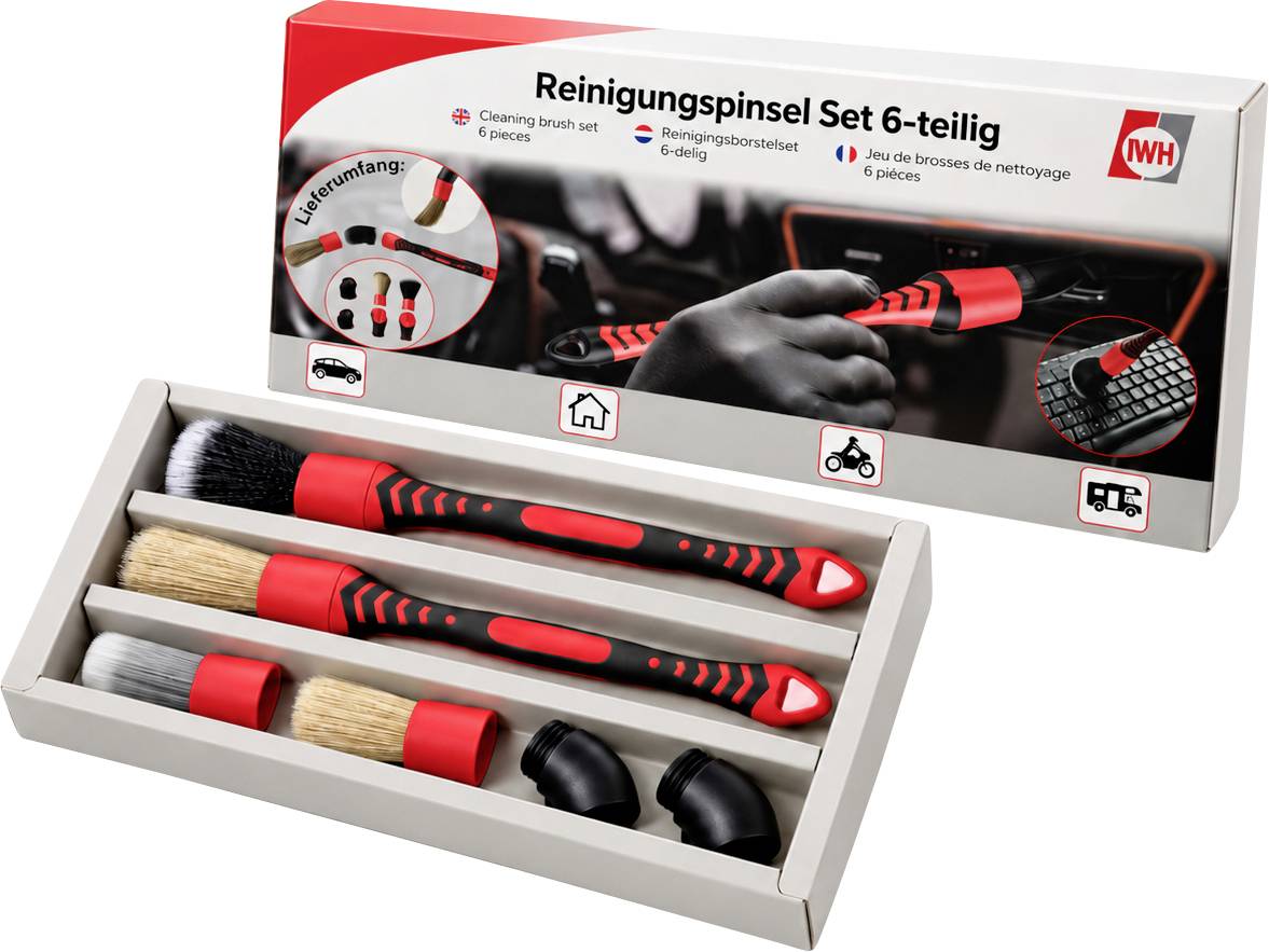 IWH 253 Pennello di pulizia Rosso 1 KIT