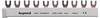 Legrand 004915 Guida a forcella Legrand 004915 a 2 poli con alimentazione a 4 poli 12TE 16mmq Guida a pettine 1 pz.