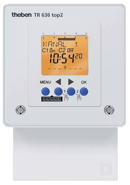 Theben 6360100 Timer per guida DIN digitale Settimanale IP20