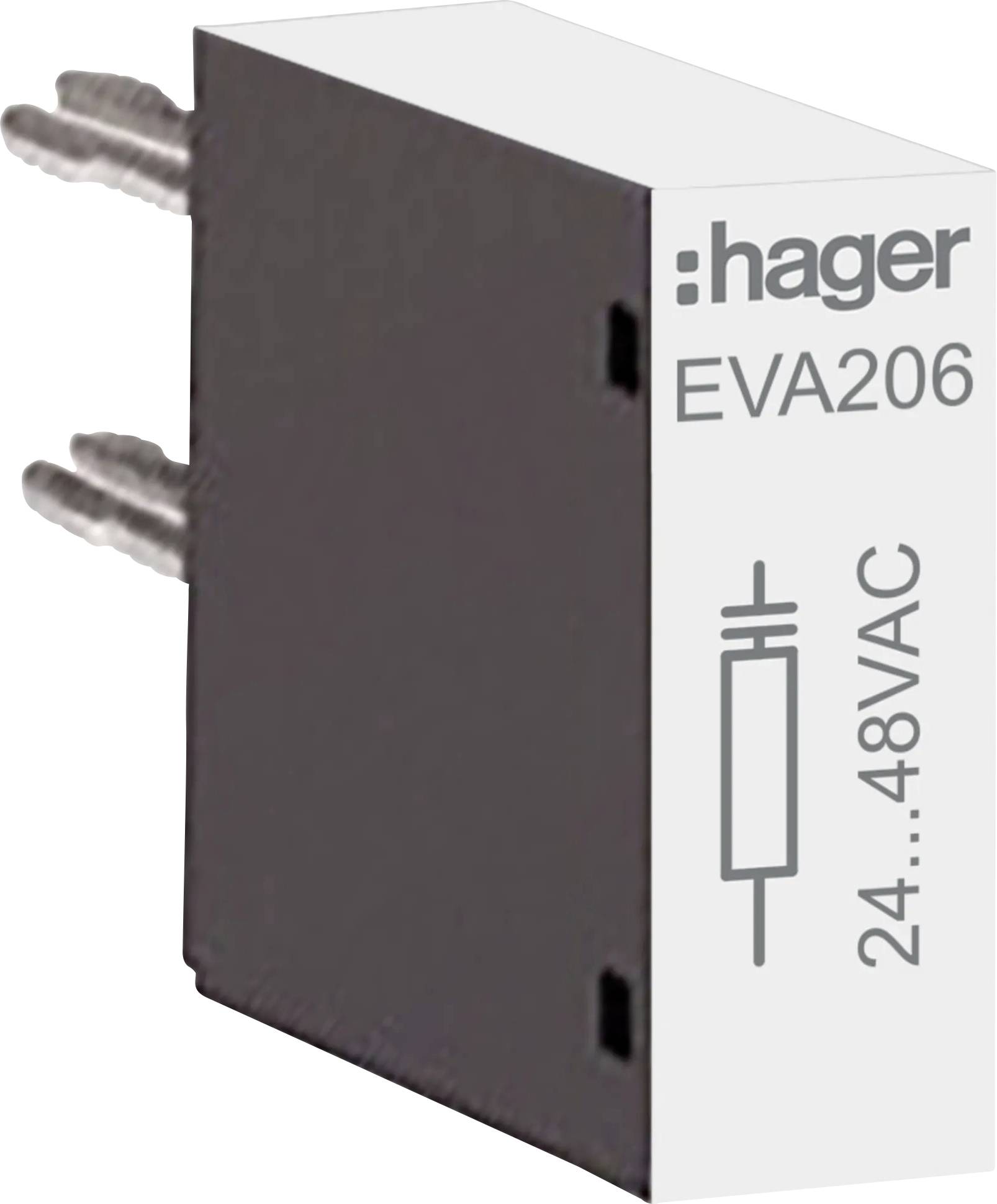 Hager EVA206 Contattore di potenza con circuito RC Pezzo 1 pz.