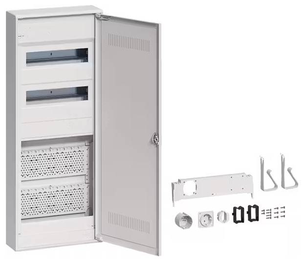 Hager VA602WWH VA602WWH Piccolo distributore dotato Da parete Numero di righe = 2 Contenuto 1 pz.