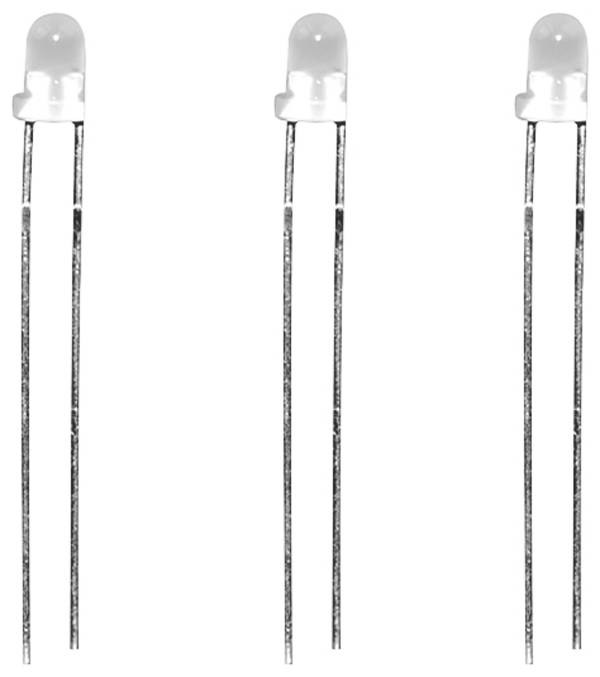 Lite-On LTL30EHJ Diodo LED Arancione, Verde Arcuato 5 mm 30 ° 20 mA 2.0 V Bulk