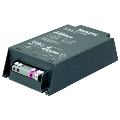 Dispositivo elettronico di accensione Philips, nero, rettangolare, con prese di connessione e specifiche tecniche stampate.