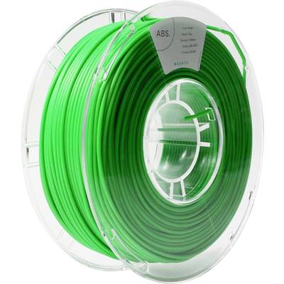 Bobina di filamento ABS verde per stampante 3D.
