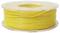 Una bobina di filamento di plastica giallo per stampa 3D, ordinatamente avvolta e pronta per essere utilizzata in una stampante 3D.
