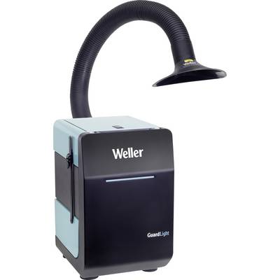 Sistema di aspirazione fumi 'Weller GuardLight' con tubo flessibile e bocchetta larga per rimuovere i vapori pericolosi durante la saldatura.