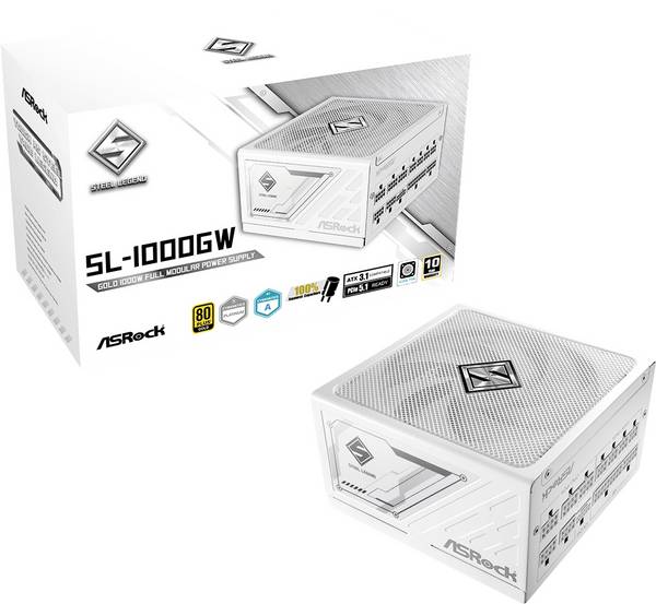 ASRock Steel Legend SL-1000GW Alimentatore per PC 1000 W ATX 80PLUS® Gold