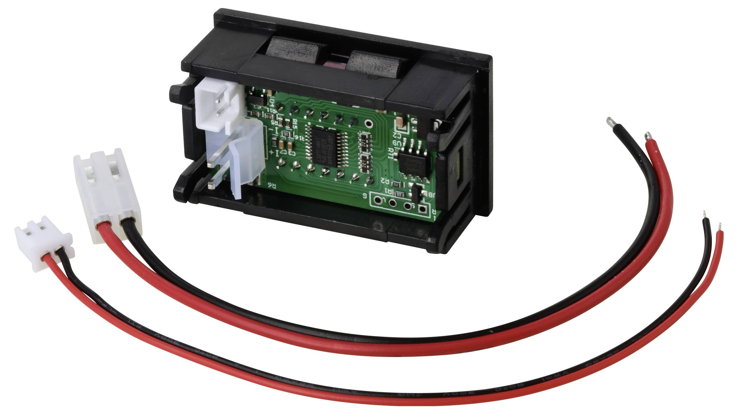 TRU COMPONENTS TC-AM5D-RED Strumento di misura digitale da pannello-2