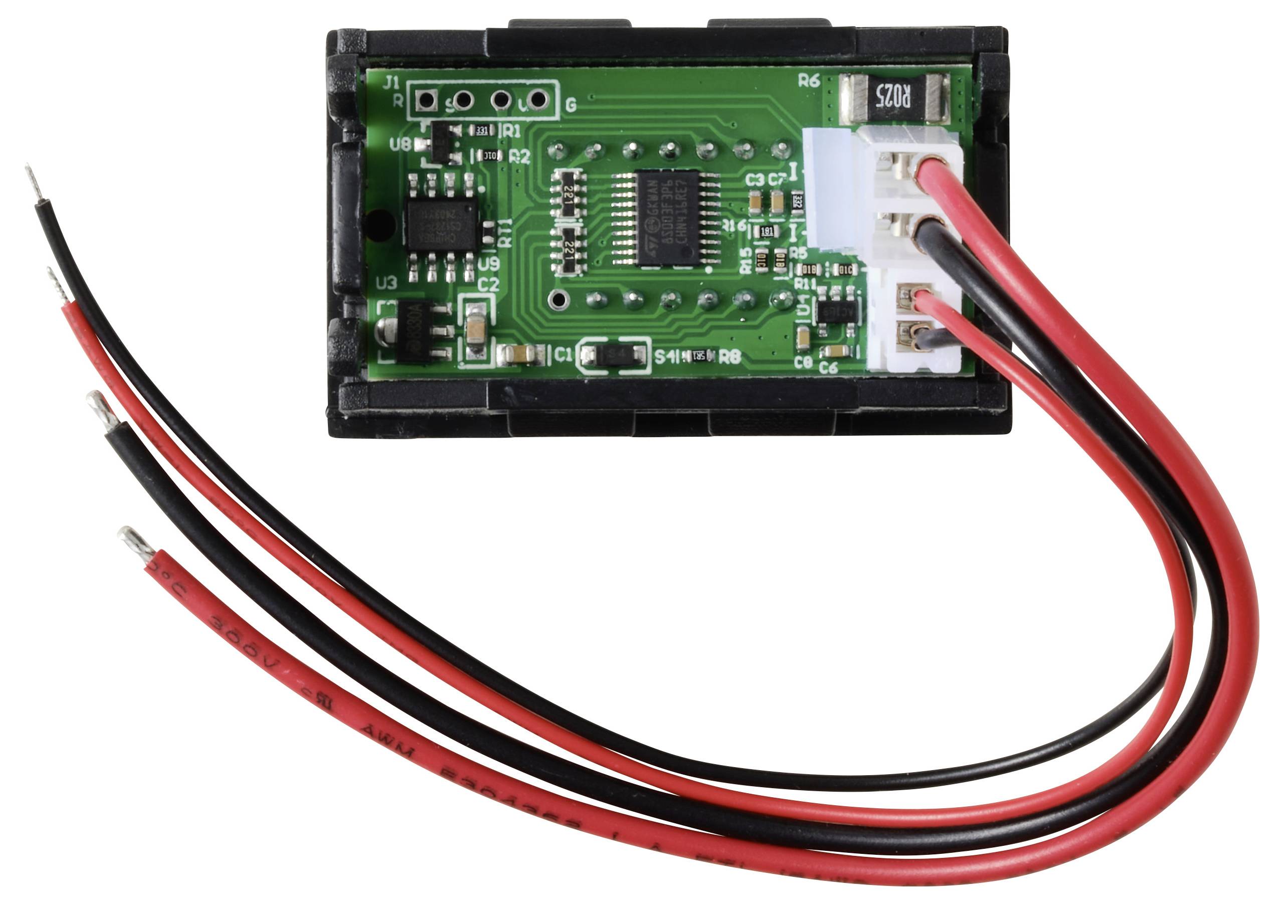 TRU COMPONENTS TC-AM5D-RED Strumento di misura digitale da pannello-3