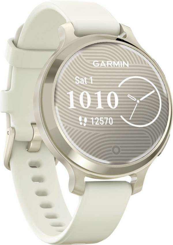 Garmin Lily 2 Active Lunar Gold Con Cinturino In Silicone Bone
