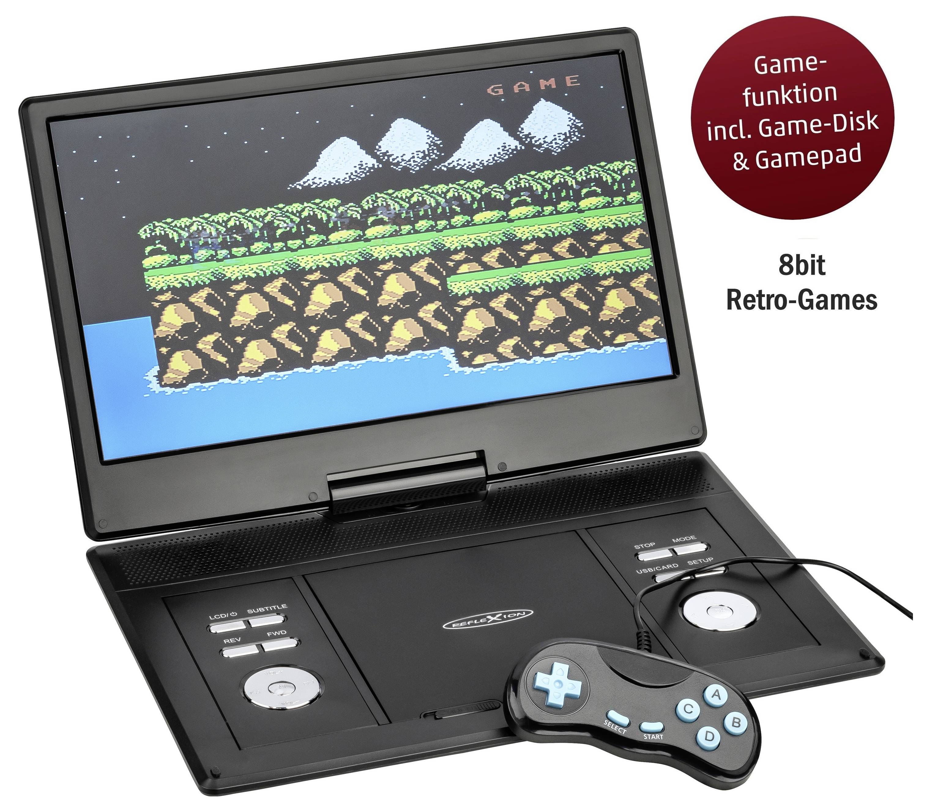 Reflexion DVD1424 TV portatile con lettore DVD 36 cm 14 pollici ERP: E (A - G) Funzionamento a batteria-3