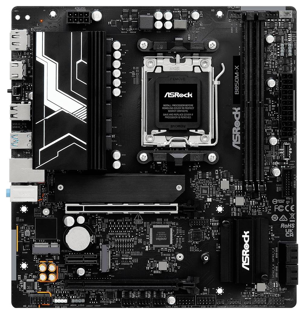 Asrock B850M-X AMD B850 Socket AM5 micro ATX-1