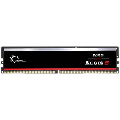 Modulo RAM DDR5 G.Skill, modello 'Aegis', con design nero e rosso.