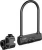Basi ZR 317 Lucchetto ad arco (forma U) Nero Lucchetto a codice