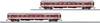 Vagoni passeggeri Grand-comfort in scala N della SNCF, kit da 2 pz MiniTrix 15691