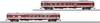 Vagoni passeggeri Grand-comfort in scala N della SNCF, kit da 2 pz MiniTrix 15692