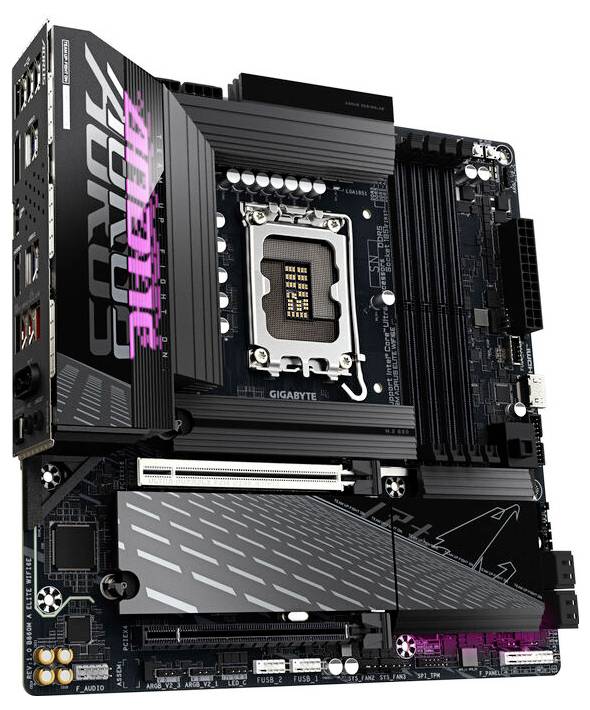 Gigabyte B860M A ELITE WIFI6E LGA1851 MB Mainboard Attacco (PC) #####Intel® 1851 Fattore di forma (dettagli) ATX Chipset-1