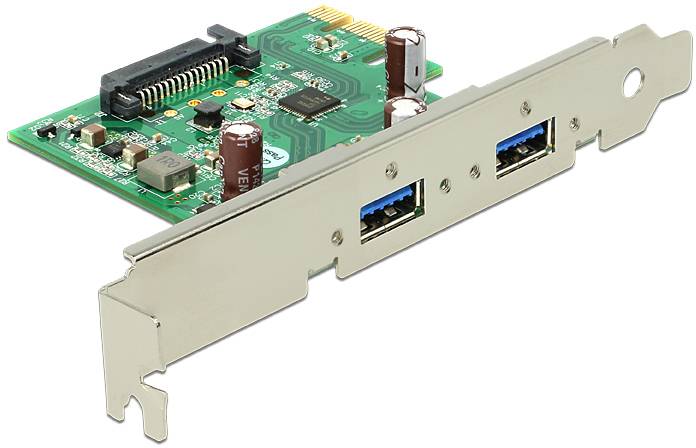 Delock 89391 Scheda PCI-Express USB 3.2 (Gen 1x1) PCIe-0