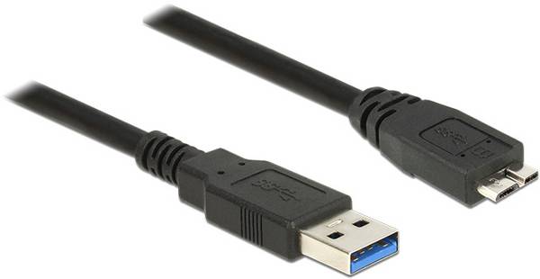 Delock Cavo USB USB 3.2 Gen1 Spina USB-A, Spina USB-Micro-B 1.50 m Nero 85073