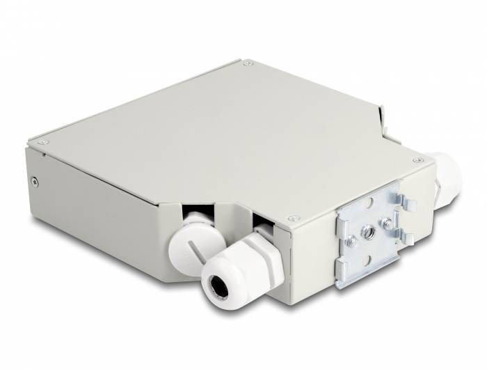 Delock 85931 Presa da incasso per fibra ottica Grigio 1 pz.-3