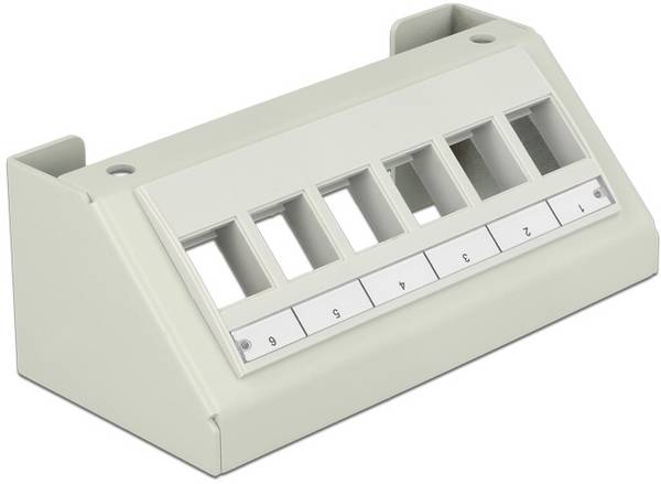 Delock 86218 86218 Copertura Patch panel  Grigio