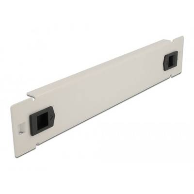 Delock 66629 10 pollici Pannello cieco per armadio rack Grigio-0