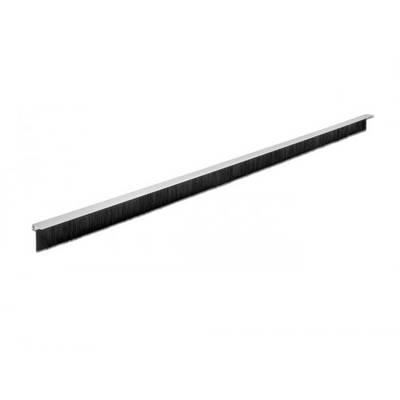 Delock 66652 19 pollici Listello a spazzola per armadio rack Profilo in alluminio Nero-0