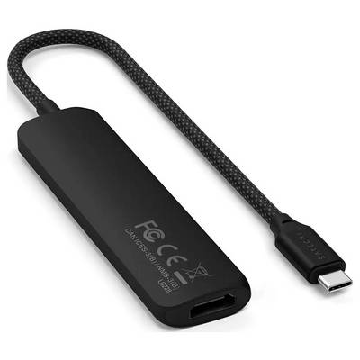 'Memoria SSD esterna con connettore USB-C e cavo nero.'