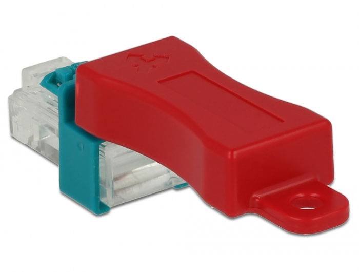 Delock Blocco porta RJ45 LAN 86425 Rosso 86425-0
