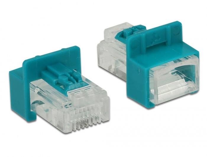 Delock Blocco porta RJ45 LAN 86425 Rosso 86425-2