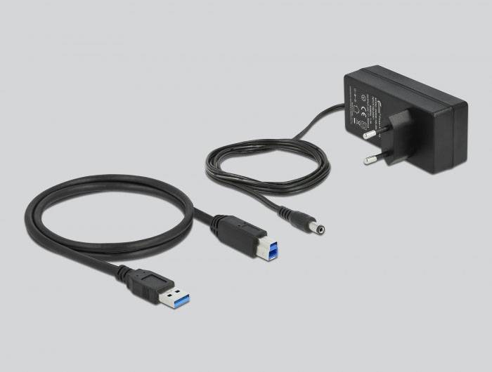 Delock 63263 Hub USB 4 Porte USB-A USB 3.2 Gen1 5 GBit/s Grigio 63263-4